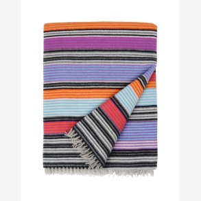 Missoni erode plaid wool, purple/orange