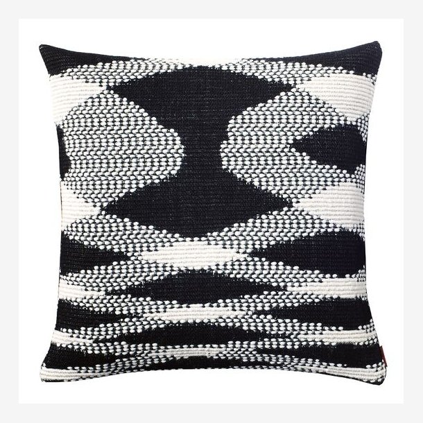 Missoni sigmund pillow wool, Black/white