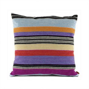 Missoni erode pillow wool, Purple/orange