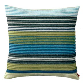 Missoni erode pillow wool, Blue/green
